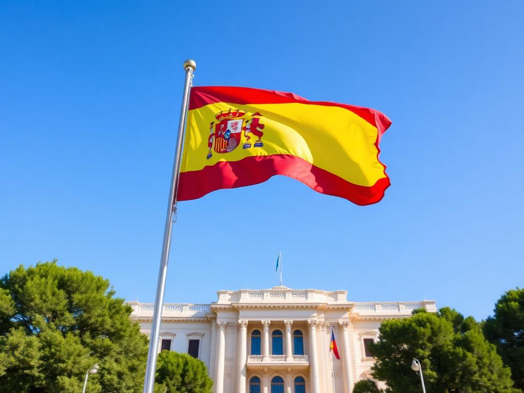 Spansk flagga – NIE-nummer i Spanien